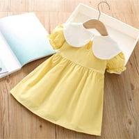 Pedort Baby Girls 'haljine za djevojke ljetna haljina cvjetna boho hladno rame šifonske ruffles remen