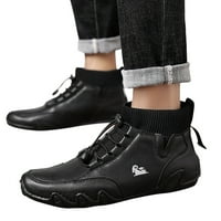 Fsqjgq lacrosse boot muške cipele visoke top elastične band sportske cipele modne casual cipele muške