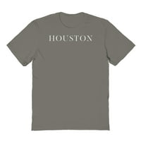 HOUSTON TEXAS grafički majica kraljevske muške pamučne majice