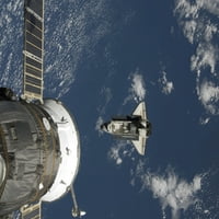 Space Shuttle Endeavor, ruska svemirska letjelica je vidljiva u printu plakata