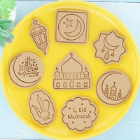 Bcloud Set Festival Cutter Cookie COOTER Bliski Istok Style DIY plastični djeca praznični kalupi Kuhinjski materijal