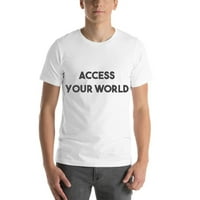 3xl Pristupite svojoj svjetskoj hrabrim majicama majica s kratkim rukavima od pamučne majice u nedefiniranim poklonima