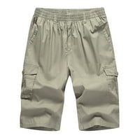 Muški planinarski tegorni kratke hlače Ležerne prilike elastične struke labave radne hlače Lagana jogger