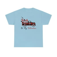 PorodicaLoveshop llc Budite moja valentinska košulja, Valentinovo, Buffalo Plaid Gnome Valentine majica,