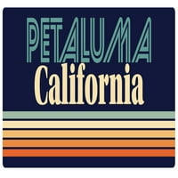 Petaluma California Vinil naljepnica za naljepnicu Retro dizajn