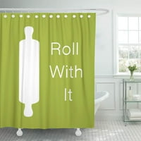 Roll Rolling Pin Heart Home Man Woman House Kupatilo Decor Cutar za tuširanje kupatila