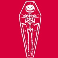 Mrtvi Halloween Juniori Crveni grafički tee - Dizajn ljudi M
