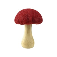 Dekor mini gljiva, crvena
