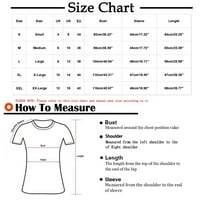 Cacomomrkark Pi ženske košulje s dugim rukavima, tiskani labavi bluza