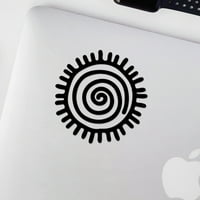 Prozirne naljepnice naljepnica natječajnih američkih petroglyph sunce naljepnice za sunčanje za laptop