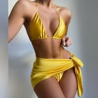 Ženska tonga bikinija za klisunje kupaći se seksi kupaći kostim brazilski bikini cvjetni ispis Ombre