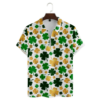 Muške polo majice Sretan St. Patrickov dan tiskani redovni fit casual s kratkih rukava na havajske majice