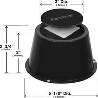 Slipstick CB Premium dizalice Namještači sa čeličnim ojačanim držačem Gornji liftovi Visina podržava kilograme crni slaganje sa CB671