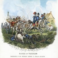 Napoleon i: Waterloo, 1815. n'bonaparte u svom povlačenju prolazi La Belle Savez. ' Bitka za Waterloo,