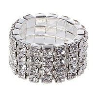 Izvrsni kristalni otvor za kristal elastični strijelci prsten romantični angažman vjenčanje obećanje na nakit za prsten