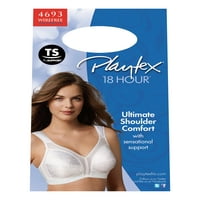 Playte Womens Hour Original Comfort Streap Wirefree grudnjak, Style 4693