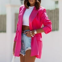 Kakina s povremenim ženskim jakne i kaputi za oblikovanje žena Business Attire Solid Color Cardigan