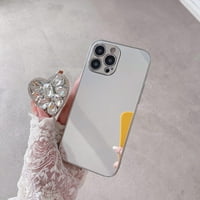 Kompatibilan sa iPhone Pro Erstro Erstro Case, Luksuzno Bling Rhinestone Heart Love Easy Grip postolje