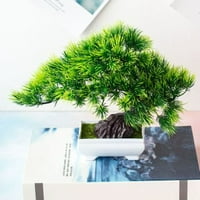 Lažni umjetni postrojenje za postrojenje Bonsai BOTTED simulacija borovog drveta Kućni uredski dekor