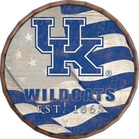 Kentucky WildCats 16 Flag Barrel TOP znak