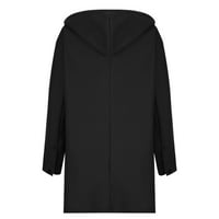 Vivianyo HD za kaputi jakne na prodaju i čišćenje Ženska ležerna puna boja dugih rukava s dugim rukavima