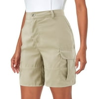 B91XZ Womens Plus kratke hlače Žene Ljetni na otvorenom aktivno planinarenje sa džepovima Kratke hlače