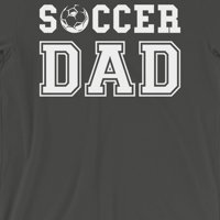 Nogometni otac Muški cool siva sentimentalna ljubazna košulja poklon