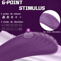 Clitoris G-Spot Stimulirajući vibrator za žene, vibraciona sisa i lizanje mirnog i snažnog vibratora
