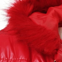 Colisha ženski kaput kaputice zadebljana jakna kapuljača sa kapuljačom lepršava zimska topla dugačak