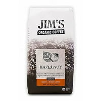 Jim's organska kafa - lješnjak, sva prirodna mješavina aromatizirana - lagana pečena, mljevena kafa,
