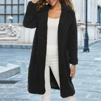 Pimfylm jakna svijetla topla ženska zimska kaputa crne s