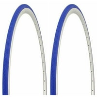 Set guma. Gume. Dvije gume za dvije biciklističke gume Duro 23C plavi plavi bočni zid HF-Bike Tyress