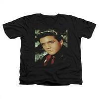 Elvis Presley The King Rock Crveni šal za odrasle V-izrez T-majica Tee