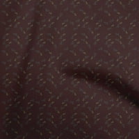 Onuone pamuk poplin Twill čokoladno smeđa tkanina apstraktna tkanina za šivanje tiskane plafne tkanine