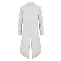 Tdoqot jakne za muškarce - popularni dugi rukav čvrsti izrez za posadu Novo izdanje Casual Muški kaputi