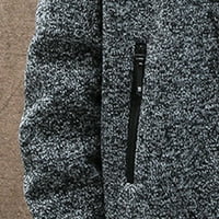 Muška jakna klasična puna boja pletena džemper kardigan džemper tanka jakna