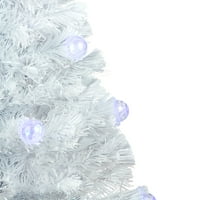Northerlight 3 'Prelit umjetno božićno drvce Bijelo iridescentno vlakno optičko