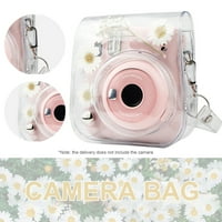 Taluosi Cvjetni uzorak Prijenosna prozirna torba za kameru Torbica za nošenje za Polaroid Mini 11 9