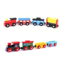 Magnetni drveni minijaturni vlak model model Razvoj djece Poklon igračaka