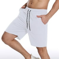 Ležerne kratke hlače Muškarci i ljeti Solid Colore Labave Ležerne prilike ulične fitnes vezati više