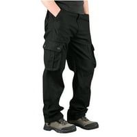 Muške plus veličine Čisti pamuk multi-džepni dodatni pantalone otpornih na nošenje Muške labave pantalone