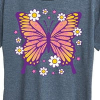 Instant poruka - Mandala Butterfly - Ženska grafička majica kratkih rukava