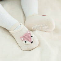 Cipele za dijete slatke jesen i zima i čarape ravni dno non kliznim tople čvrste crtane životinje čizme