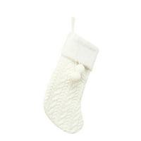 Veki dekor plairani mini bag čarape Božić s plišanim poklonom čarapa za kućno ukrašavanje punila Božić