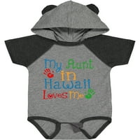 Inktastična moja tetka na Havajima voli me poklon baby boy ili baby girl bodysuit