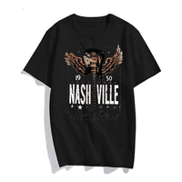 Žene Nashville košulja zapadna grafička majica Rodeo majica Country koncert majica Gitarska krila rock