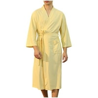 pidžama za žene unizo u džep prozračan koljena, spajanje za spavanje Spava za spavanje Spa Robe Poliester