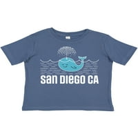 Inktastic San Diego California Whale Poklon Dječak majica Majica mališana ili mališana