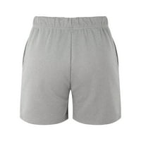 Muški kratke hlače Trend Sportska High Street Pamuk Newcord Plain Plaching Trening Short Pant Beige XXL