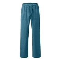 Akiigool Womenske radne pantalone plus veličina Žene obrezane Srednjeg zglobova-fit chono pant